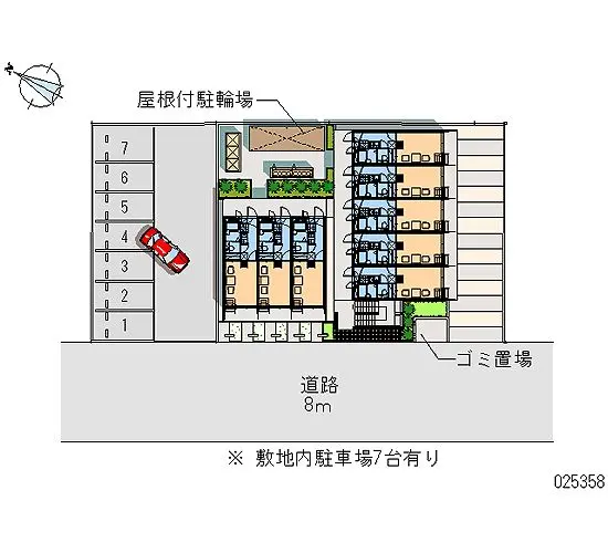 ★手数料０円★さいたま市北区宮原町　月極駐車場（LP）